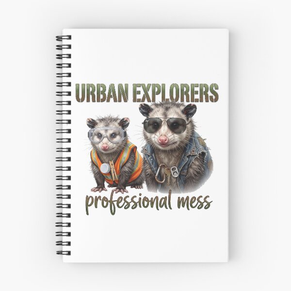 Item preview, Urban Explorers Professional Mess Cute Raccoons designed and sold by StoneByTheMoon.