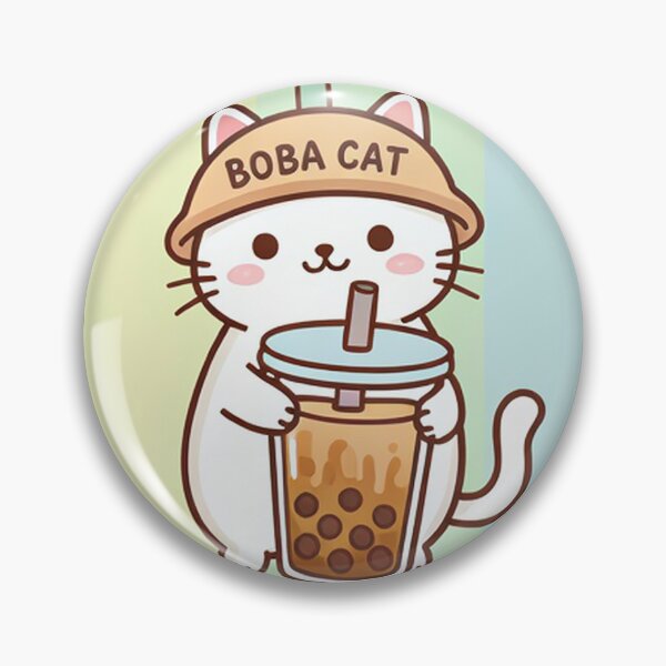 Item preview, Super Cute Kawaii Boba Cats designed and sold by FunFitsFactory.