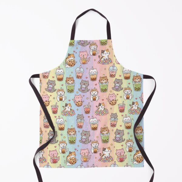 Item preview, Super Cute Kawaii Boba Cats designed and sold by FunFitsFactory.