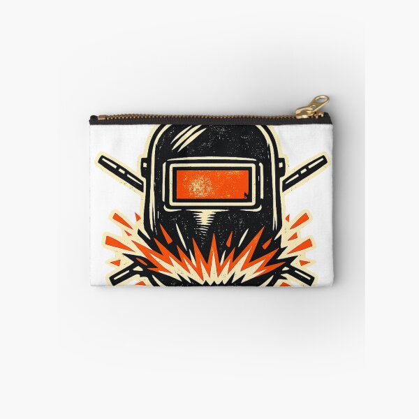Item preview, Welder Welding Helmet Sparks Bold Retro Emblem designed and sold by eignvalue.