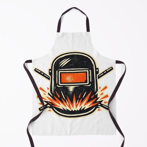 Item preview, Welder Welding Helmet Sparks Bold Retro Emblem designed and sold by eignvalue.