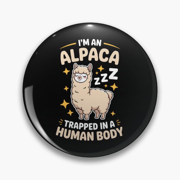 Item preview, I’M AN ALPACA TRAPPED IN A HUMAN BODY designed and sold by jkrphoto.