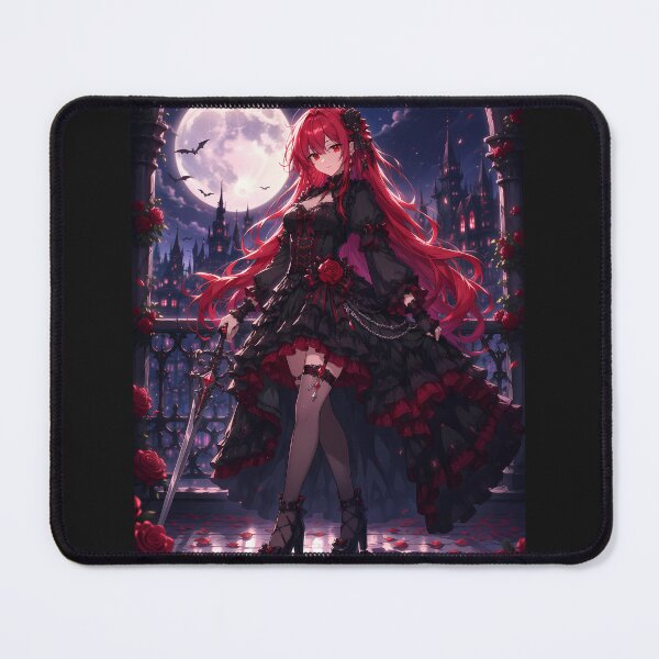 Item preview, Gothic Vampire Anime Girl Under the Moon designed and sold by Revyra Design .