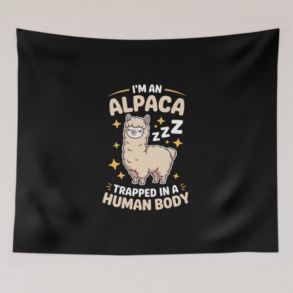 Item preview, I’M AN ALPACA TRAPPED IN A HUMAN BODY designed and sold by jkrphoto.