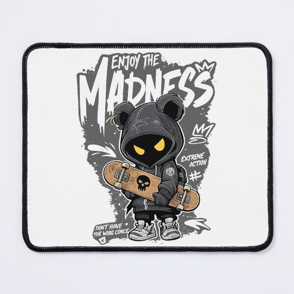 Item preview, Enjoy the Madness | Cute Dark Skateboard Streetwear Graphic designed and sold by EnjoyBuddy.
