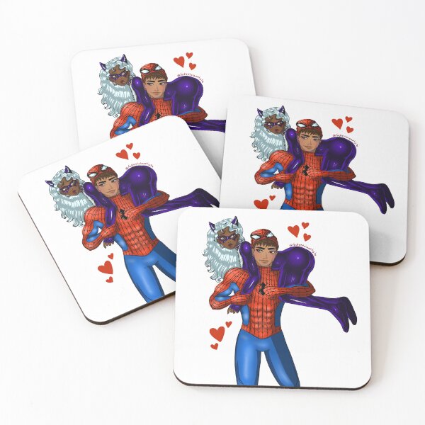 Item preview, Black Cat and Spiderman designed and sold by LaGotitaLaArtista.
