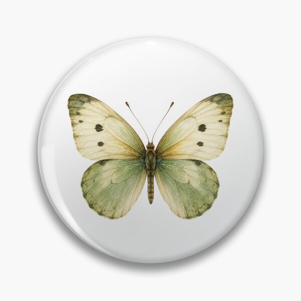 Item preview, Vintage Watercolor Green Butterfly | Botanical Butterfly Illustration designed and sold by Ethereal-Rain.