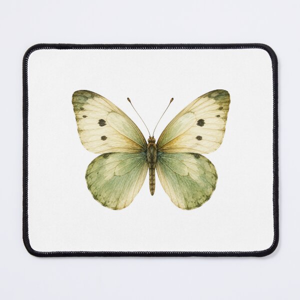 Item preview, Vintage Watercolor Green Butterfly | Botanical Butterfly Illustration designed and sold by Ethereal-Rain.