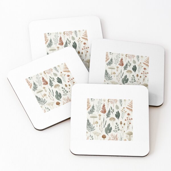 Item preview, Muted Autumn Botanical: Mushrooms & Fern Tapestry designed and sold by TJ Art and Camera.