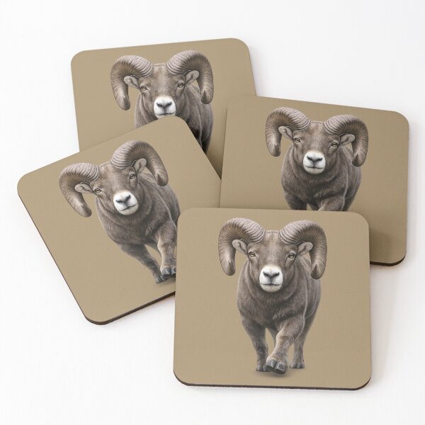 Item preview, Ram Approaching Wildlife Portrait designed and sold by BROHLine Studio.