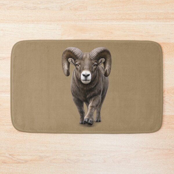 Item preview, Ram Approaching Wildlife Portrait designed and sold by BROHLine Studio.