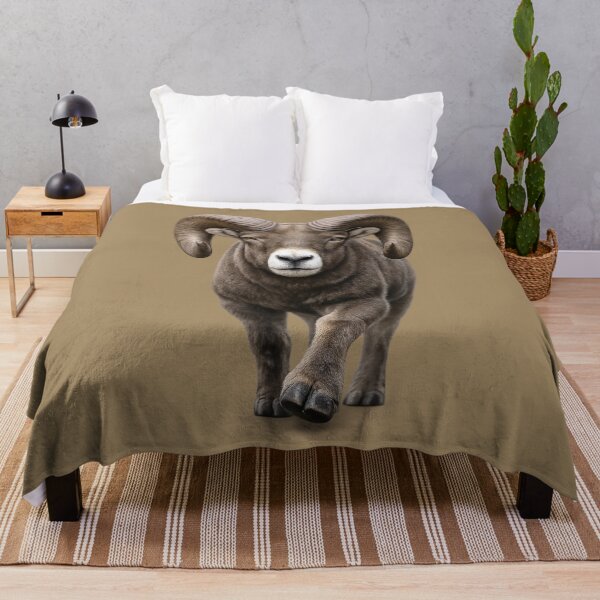 Item preview, Ram Approaching Wildlife Portrait designed and sold by BROHLine Studio.