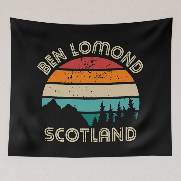 Item preview, Ben Lomond Scotland Vintage Retro Sunset designed and sold by ForzaDesigns.