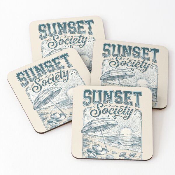 Item preview, Sunset Society – Coastal Cowgirl Hat Beach Design designed and sold by Sea Gem.