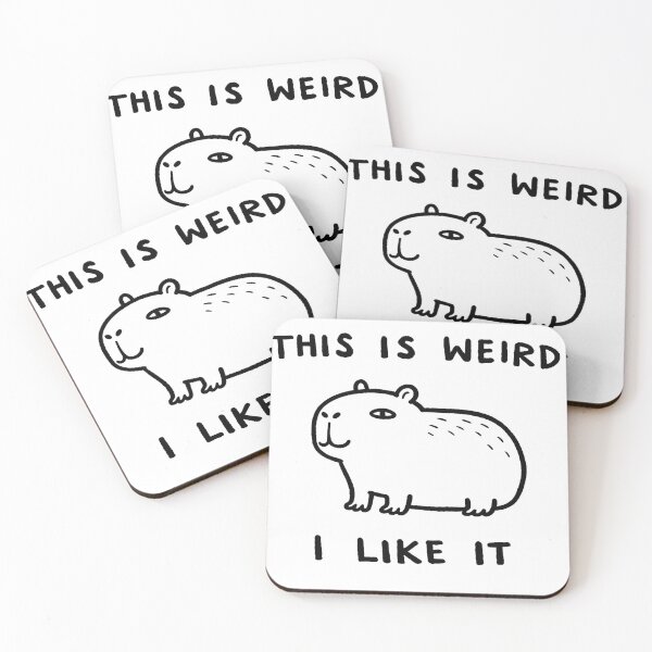 Item preview, That's strange – I like it | Funny Capybara Design designed and sold by Mavriboy.