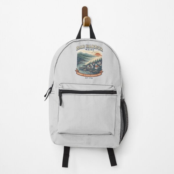 Item preview, Bar Harbor Maine Vintage Coastal Travel Poster | Gateway to Acadia National Park designed and sold by paulo silveira.