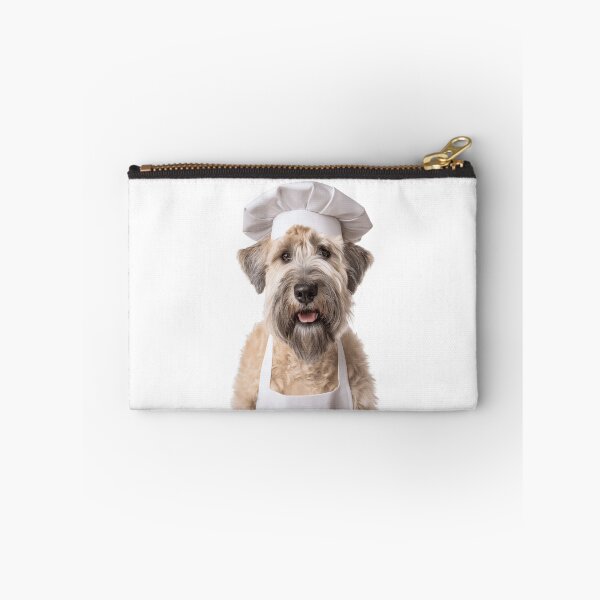 Item preview, Funny Soft Coated Wheaten Terrier Dog Chef Realistic Animal Cooking Humor Art designed and sold by LazyOwlStore.