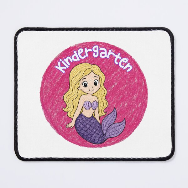 Item preview, Kindergarten Mermaid Girl | Cute Blonde Purple Mermaid Back to School Teacher Student Design designed and sold by MaxMeadowsTees.