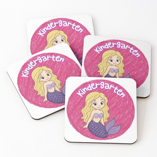 Item preview, Kindergarten Mermaid Girl | Cute Blonde Purple Mermaid Back to School Teacher Student Design designed and sold by MaxMeadowsTees.