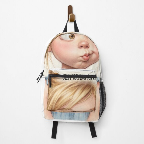 Item preview, Funny Cross Eyed Girl Sticker PNG - Adorably Eccentric Funny Kid Meme designed and sold by Arts121.