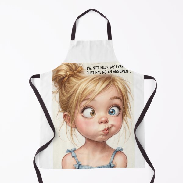 Item preview, Funny Cross Eyed Girl Sticker PNG - Adorably Eccentric Funny Kid Meme designed and sold by Arts121.