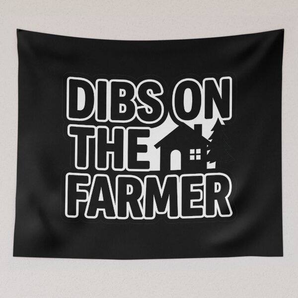 Item preview, Dibs On The Farmer Funny Country Graphic designed and sold by TshirtsOnline-.