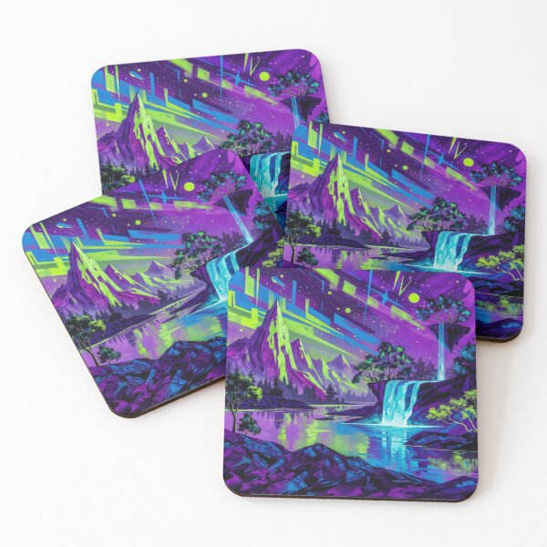 Item preview, Cosmic Fantasy Alien Planet Floating Island Landscape designed and sold by Nexus Space.
