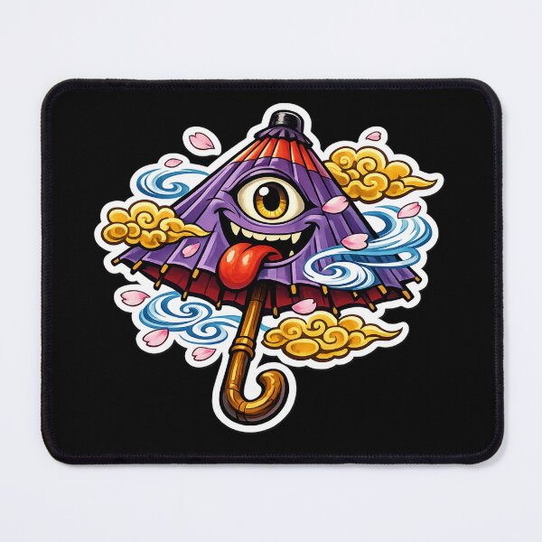 Item preview, Cyclops Yokai Umbrella | Kasa-Obake | Cute Japanese Monster | Whimsical Yokai Art | Kawaii Spirit designed and sold by MrDev.