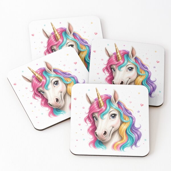 Item preview, Cute unicorn designed and sold by ABCrazyShop.