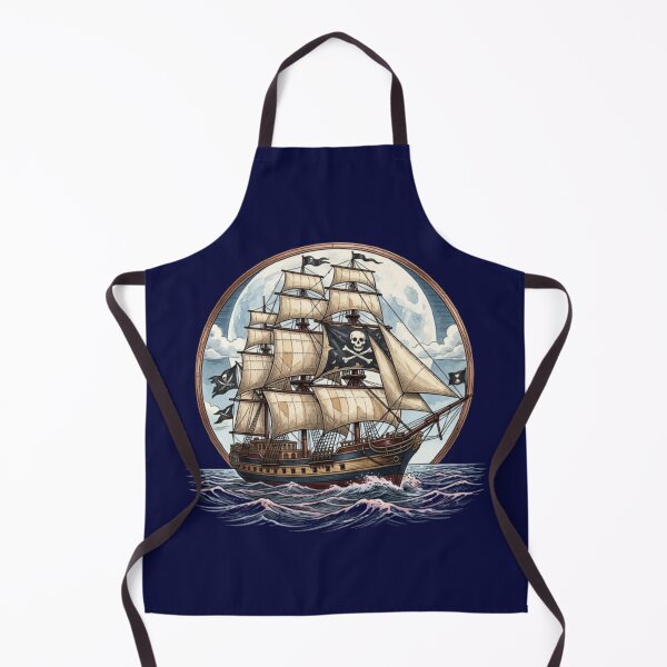 Item preview, Pirate Ship – Surreal Ocean Adventure Art designed and sold by Dogandesighn.