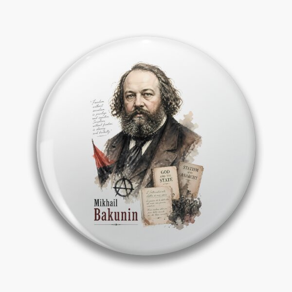Item preview, Mikhail Bakunin designed and sold by Sarcastic designs.