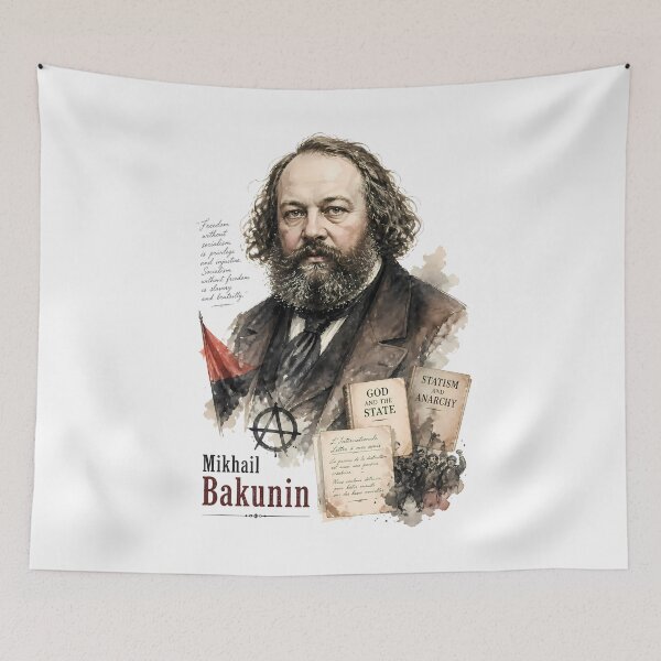 Item preview, Mikhail Bakunin designed and sold by Sarcastic designs.