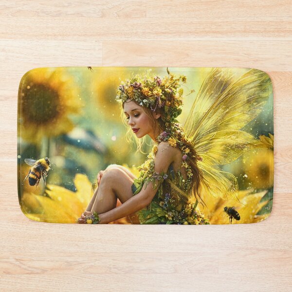 Item preview, Sunflower Fairy and Bumblebee Bliss designed and sold by Storybook Botanica.
