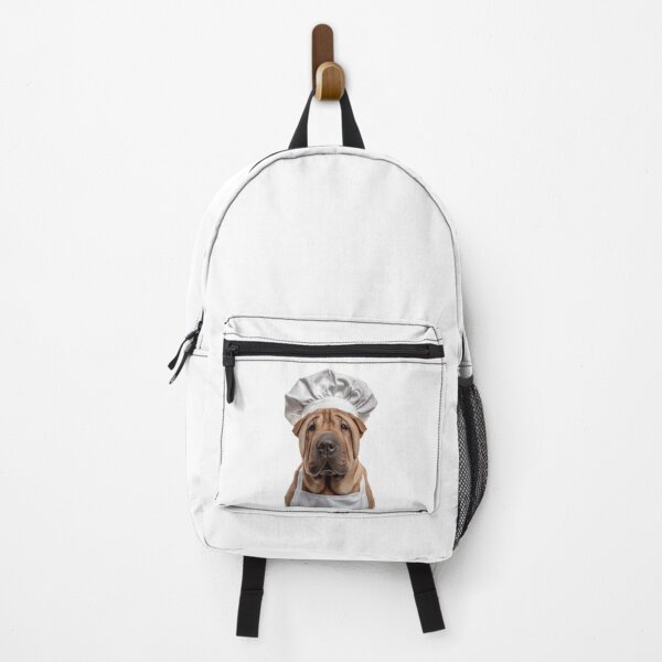 Item preview, Funny Chinese Shar-Pei Dog Chef Realistic Animal Cooking Humor Art designed and sold by LazyOwlStore.