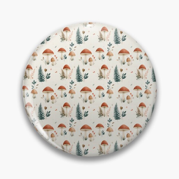 Item preview, Early Fall Woodland: Red Toadstool Botanical Print designed and sold by TJ Art and Camera.