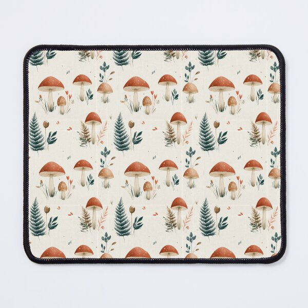 Item preview, Early Fall Woodland: Red Toadstool Botanical Print designed and sold by TJ Art and Camera.