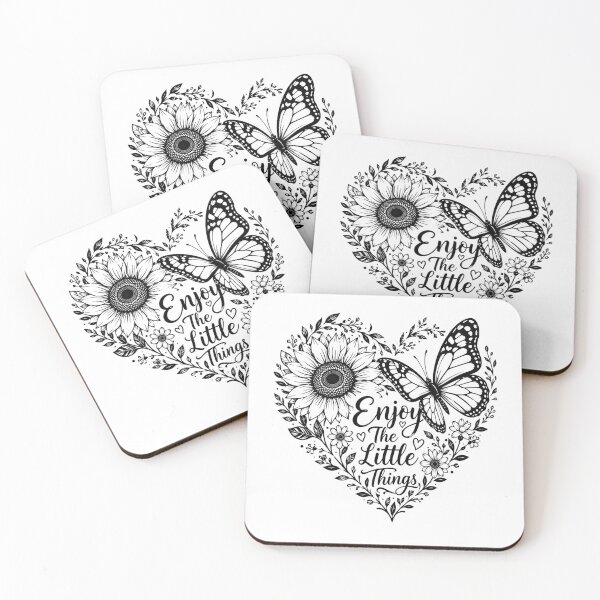 Item preview, hearts, flowers, butterfly designed and sold by TeesNTatts.