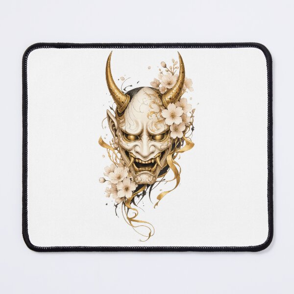 Item preview, Ivory & Gold Hannya Mask designed and sold by ichiyori.