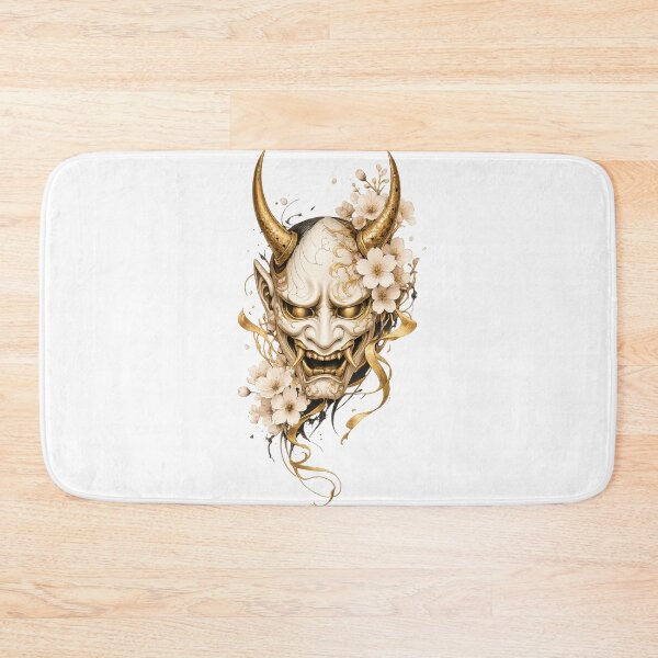 Item preview, Ivory & Gold Hannya Mask designed and sold by ichiyori.