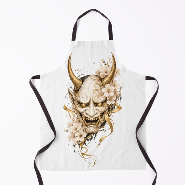 Item preview, Ivory & Gold Hannya Mask designed and sold by ichiyori.
