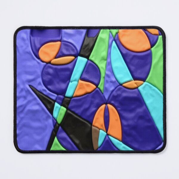 Item preview, symbols leather C colorful geometric abstract design designed and sold by SmashingDeals.