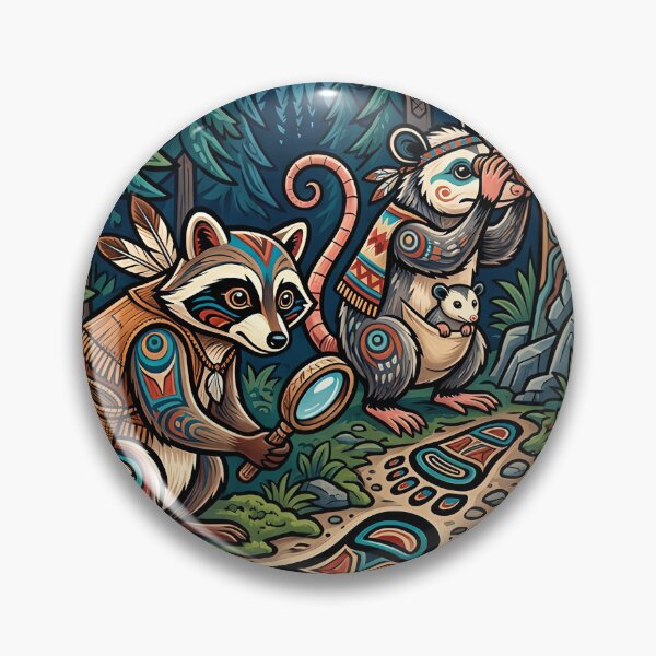 Item preview, Raccoon and possum hunting Sasquatch designed and sold by ParadoxParadox.