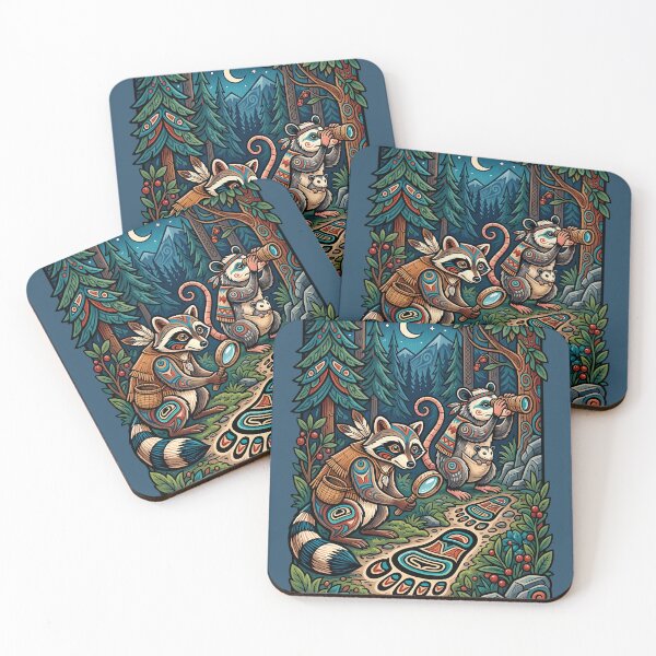 Item preview, Raccoon and possum hunting Sasquatch designed and sold by ParadoxParadox.