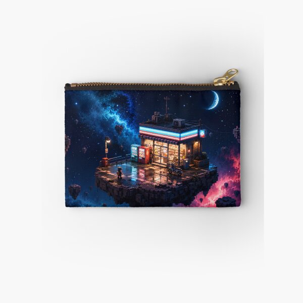 Item preview, Late Night Space Mart on an Asteroid designed and sold by pixelpopplanet.