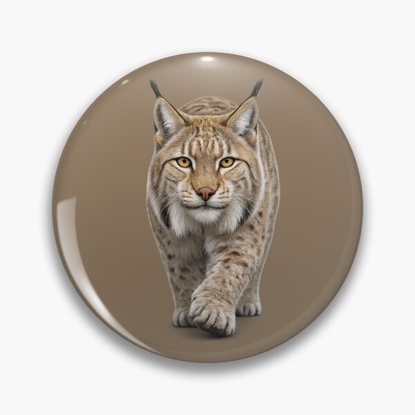 Artikelvorschau, Luchs nähert sich – Wildtierporträt entworfen und verkauft von BROHLine Studio.