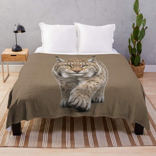 Item preview, Lynx Approaching Wildlife Portrait designed and sold by BROHLine Studio.