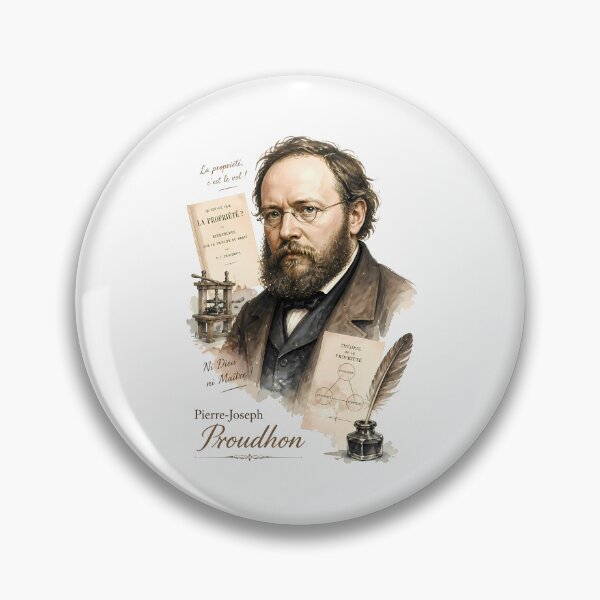 Item preview, Pierre-Joseph Proudhon designed and sold by Sarcastic designs.