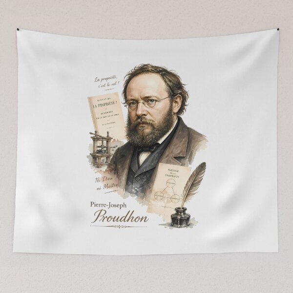 Item preview, Pierre-Joseph Proudhon designed and sold by Sarcastic designs.