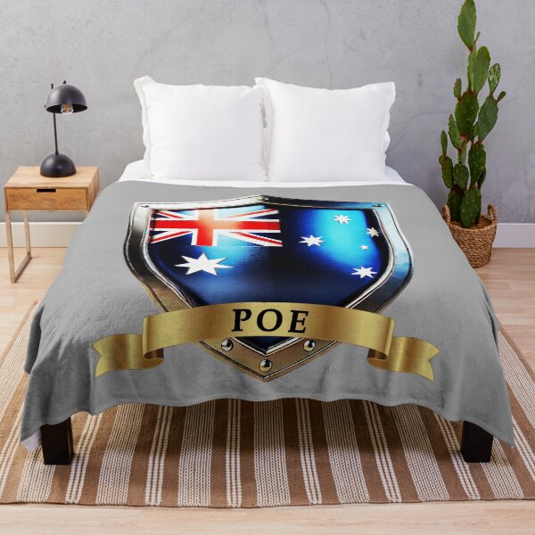 Item preview, Poe Australian Heritage Crest Shield designed and sold by Highlandkings.