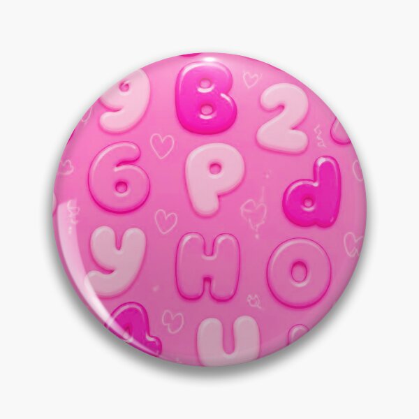Item preview, Pink Alphabet & Numbers Pattern – Cute Kawaii ABC Seamless Design designed and sold by IMuDesigner.